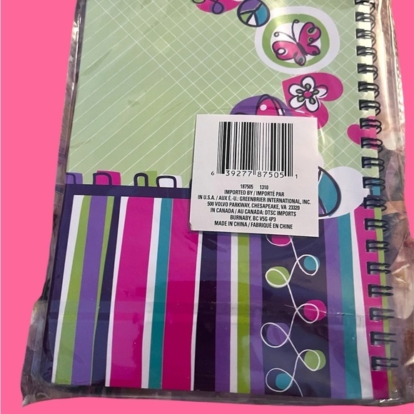 Colorful Floral and Butterfly Notebooks Set - Picture 10 of 12